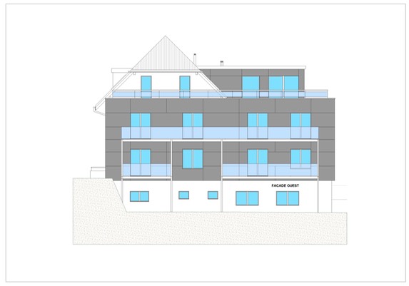 façades-Facciata OVEST